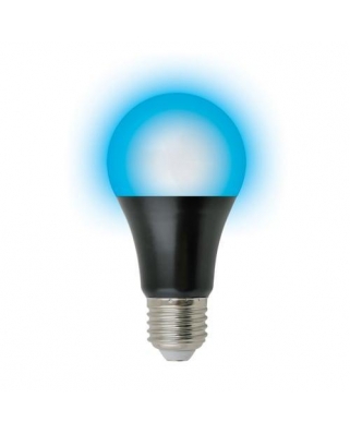 Uniel LED-A60-9W/UVAD/E27/FR PLZ07BK Лампа светодиодная ультрафиолетовая для дискотек .Спектр UVA 41
