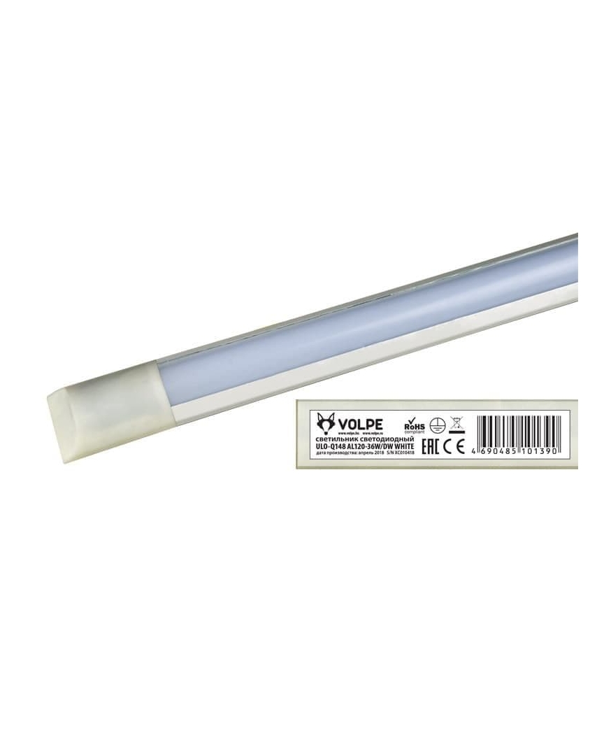 Volpe ULO- Q148 AL120-36W/DW WHITE Светильник светодиодный накладной. Дневной свет(6500K).белый 