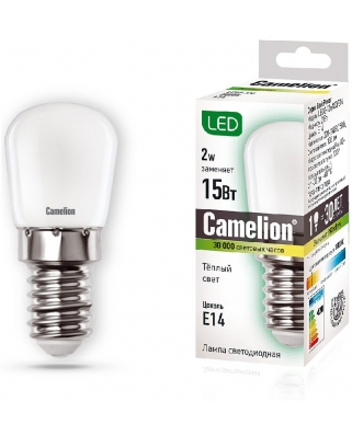 Camelion LED2-T26/830/E14 (Эл.лампа светодиодная 2Вт 220В)