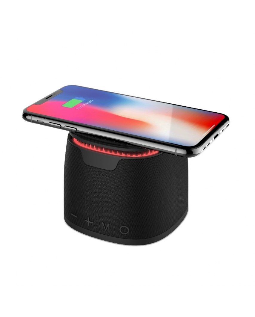 Колонка Bluetooth ATOM BS-30, 5Вт 1200мА, Wireless charge