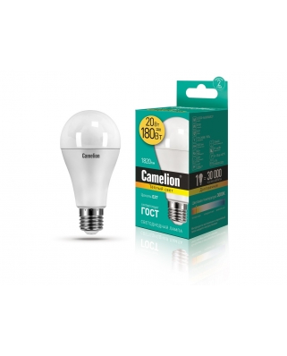 Camelion LED20-A65/830/E27 (Эл.лампа светодиодная 20Вт 220В)