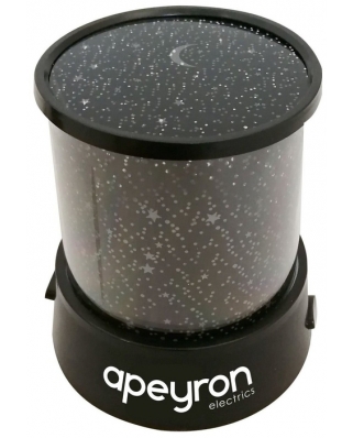 Apeyron Светодиодный ночник-проектор "звездное небо"3*АА,пластик