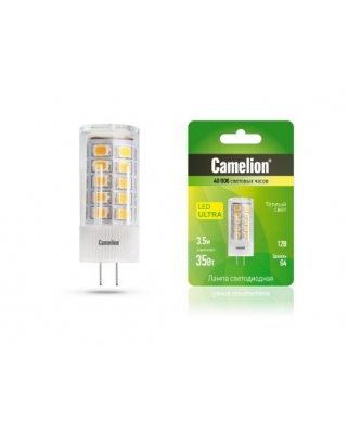 Camelion LED3.5-JC/830/G4 (Эл.лампа светодиодная 3.5Вт 12В AC/DC)***