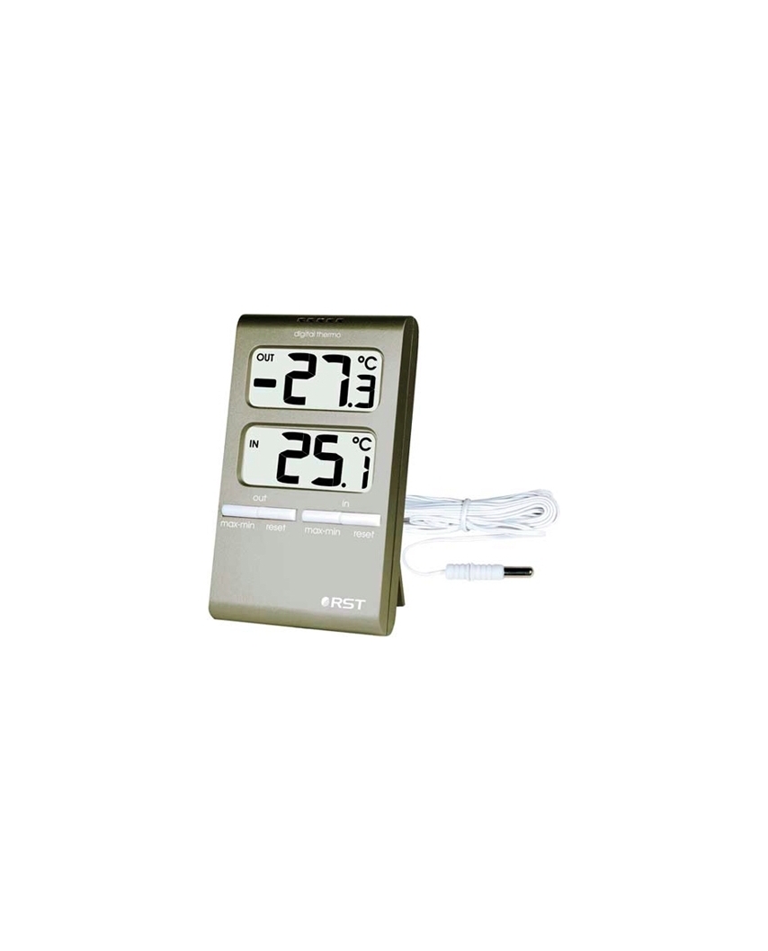 02107 Цифровой термометр, зеленый (хаки) корпус