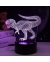 Camelion NL-405 "Динозавр"(Led наст. свет-к, 3Вт, RGB, USB) с эффектом объемного изображения
