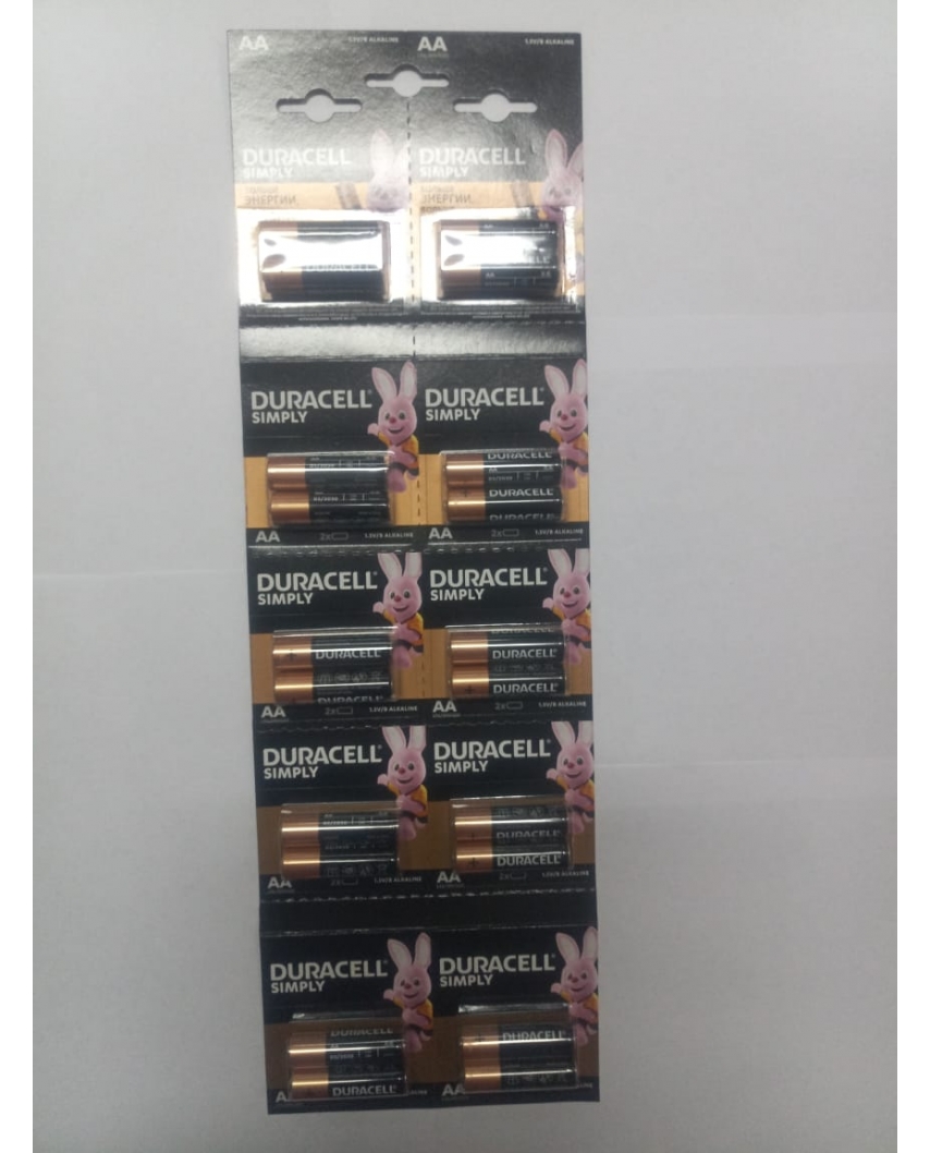 DURACELL Батарейки AA 2x10 шт отр