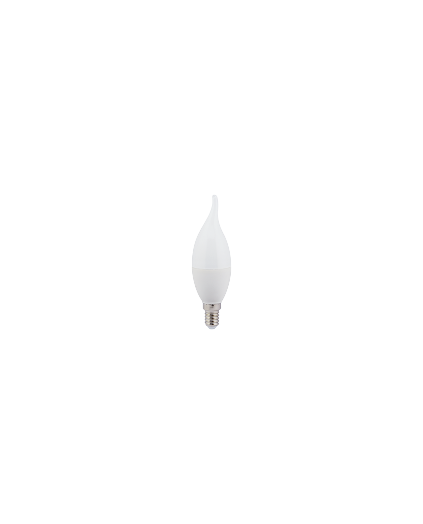Ecola candle LED 7,0W 220V E14 6000K свеча на ветру (композит) 130x37