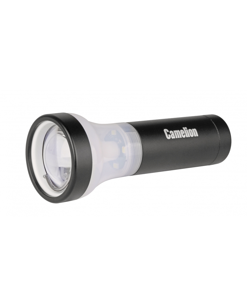 Camelion LED51512 (фонарь, черный, 1LED+4LED, 3