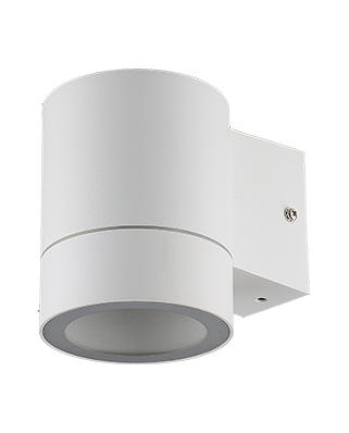 Ecola GX53 LED 8003A светильник накладной IP65 прозрачный Белый матовый 1*GX53 Цилиндр металл. 114x1