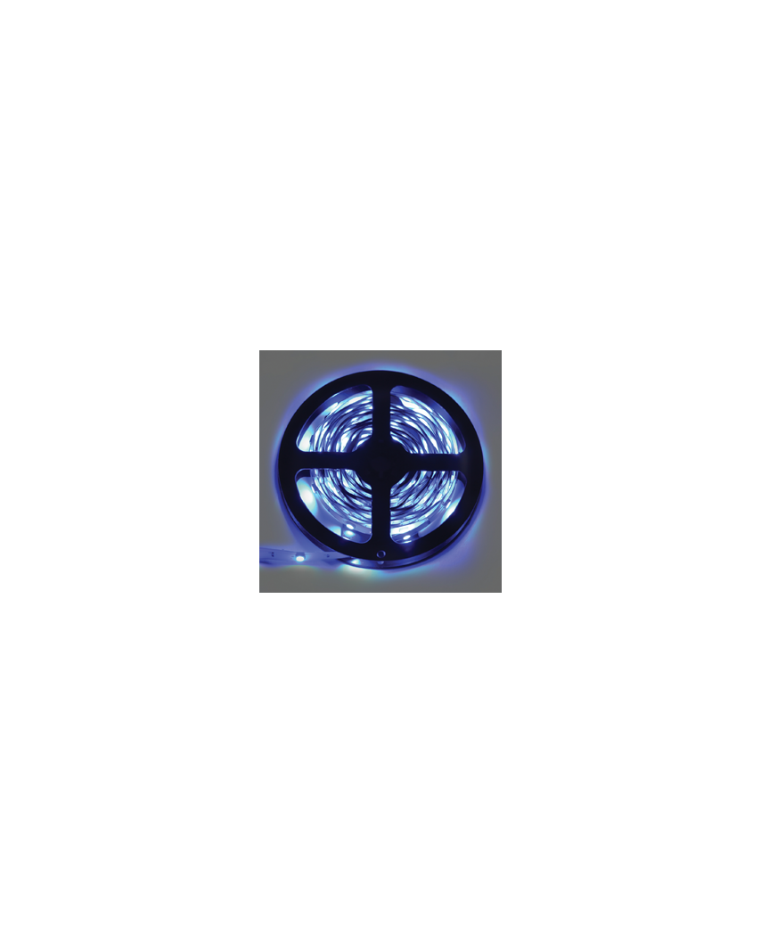 Ecola LED strip STD 7,2W/m 12V IP20 10mm 30Led/m Blue синяя светодиодная лента на катушке 5м.