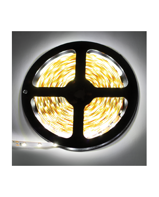 Ecola LED strip STD 7,2W/m 12V IP20 10mm 30Led/m Yellow желтая светодиодная лента на катушке 5м.