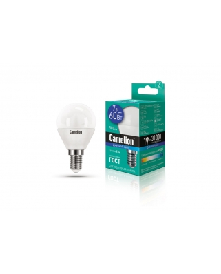 Camelion LED7-G45/865/E14 (Эл.лампа светодиодная 7Вт 220В+++