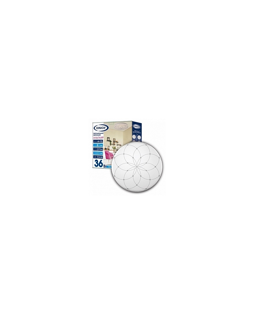 IONICH ILED-SMD2835-СПБ2219 "Альтаир"-36-2500-230-6500-350-IP20 Cветильник LED настенно-потолоч1757