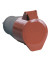 IEK Розетка стационарная силовая ССИ-115 16А-6ч/200/346-240/415В 3Р+РЕ+N IP44 MAGNUM PSN12-016-5