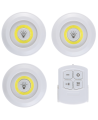 REV Фонарь-подсветка сд 3Pack с пульт д/у Pushlight MySmart, COB 3 Вт, бат. 3xAAA,Ritter 29109 1 (5)
