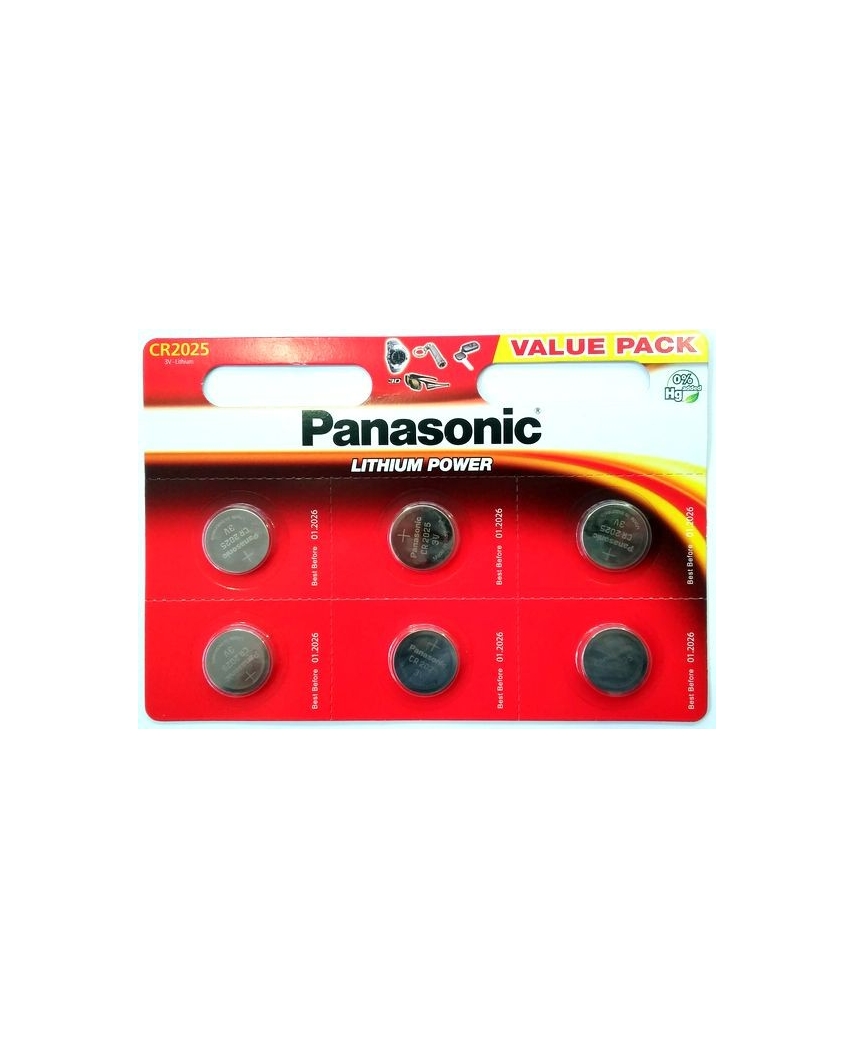 Panasonic Power Cells CR2025 Bl6 батарейка
