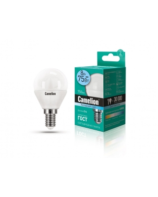 Camelion LED8-G45/845/E14 (Эл.лампа светодиодная 8Вт 220В)