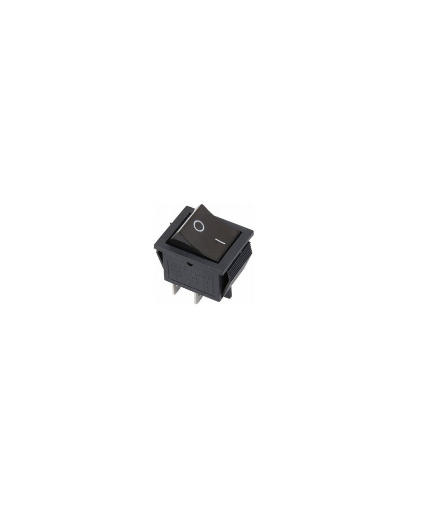 REXANT Выключатель клавишный 250V 15А (4с) (ON)-OFF черный Б/Фикс (10/10/500)