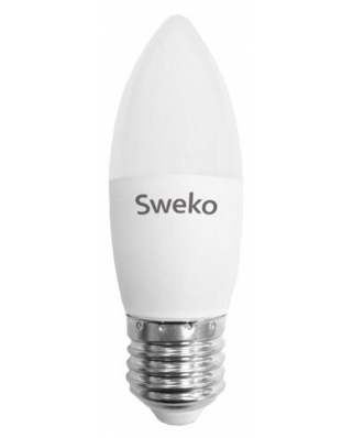 Sweko 42LED-C35-15W-230-3000K-E27 Светодиодная лампа 38831