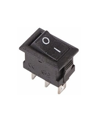 REXANT Выключатель клавишный 250V 3А (3с) ON-ON черный Micro (RWB-102) (10/50/5000) 36-2030
