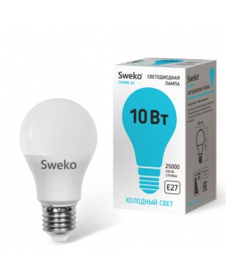 Sweko 42LED-A60-10W-230-4000K-E27 38799