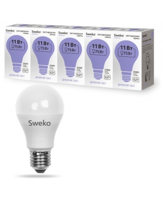 Sweko 42LED-A60-11W-230-6500K-E27 (38559)