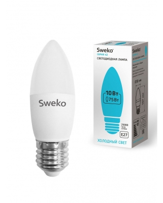 Sweko 42LED-C35-10W-230-4000K-E27 38757