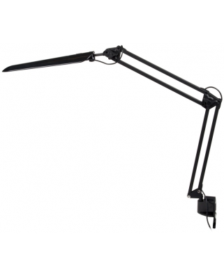 TLD-524 Black/8W/Светильник настольный на струбцине/LED/500Lm/4500K/Dimmer/Цвет-черный,