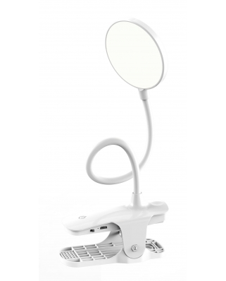 Ultraflash UF-747 C01 (LED наст св-к, 6Вт, диммируемый, 6000K)