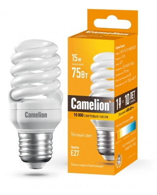 Camelion LH15-FS-T2-M/827/E27 (энергосбер.лампа 15
