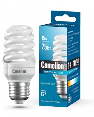 Camelion LH15-FS-T2-M/864/E27 (энергосбер.лампа 15