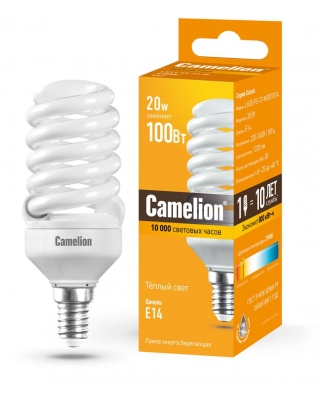 Camelion LH20-FS-T2-M/827/E14 (энергосбер.лампа 20***