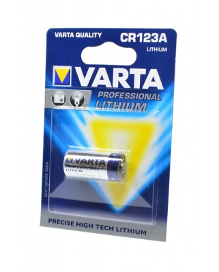 VARTA CR123A BL1 Lithium 3V Батарейка Professional (6205) (1/10/100)