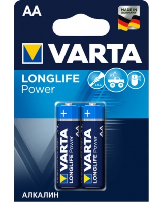 VARTA LR06 AA BL2 Alkaline LONGLIFE POWER (HIGH ENERGY) 1.5V (4906) (2/40/200)