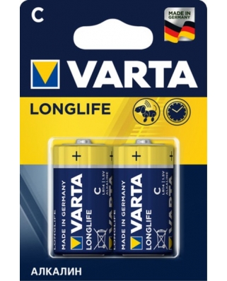 VARTA LR14 C BL2 Alkaline 1.5V LONGLIFE (4114) (2/20/200) Батарейка 