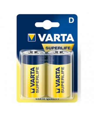 VARTA R20 D BL2 Heavy Duty 1.5V SUPERLIFE (2020) (2/24/120) Батарейка 