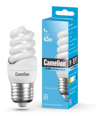 Camelion LH9-FS-T2-M/842/E27 (энергосбер.лампа 9В