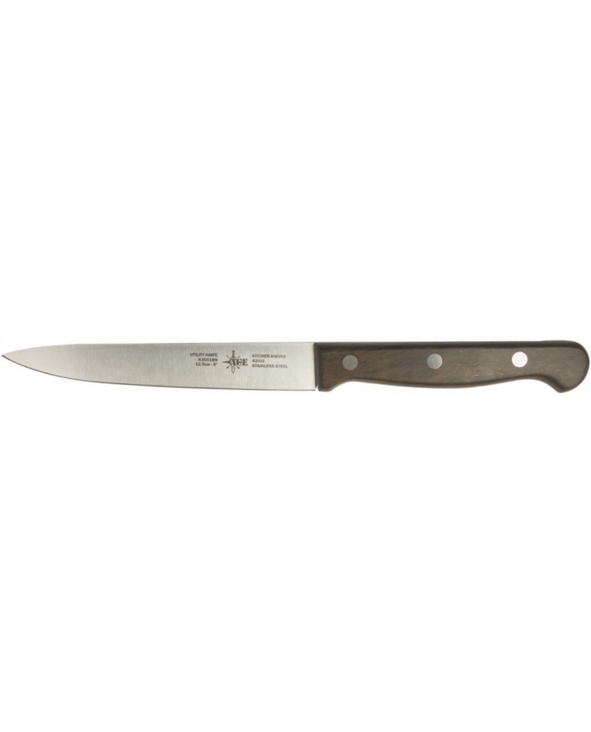 Нож кухонный ACE K3051BN Utility knife, деревянная