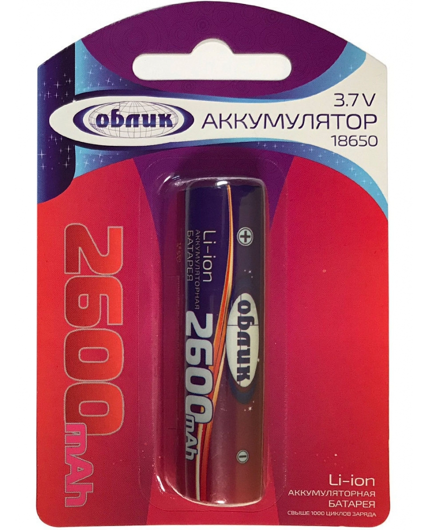 Облик акк. 18650 BL-1 3,7 В 2600 mAh 9 (12/144)