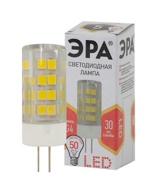 Эра Лампа светодиодная LED JC-5W-220V-CER-827-G4