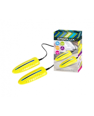ERGOLUX ELX-SD03-C07 желтая (электрическая УФ сушилка для обуви 10 Вт, 220-240 В)(100)