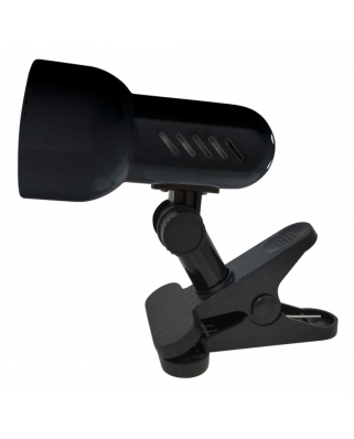 Ultraflash UF-381 C02 черный (Светильник настольный с прищепкой 230В, 40Вт, E27, ЛОН)