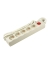 Uniel S-GSU5-5 IVORY Cетевой фильтр серии Universal, 5м (Пвс 3*0,75), 5 гнезд, с/з.10А.Защита от пер