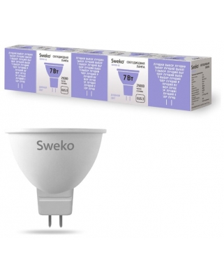 Sweko 42LED-MR16-7W-230-6500K-GU5,3-P Светодиодная лампа 38862