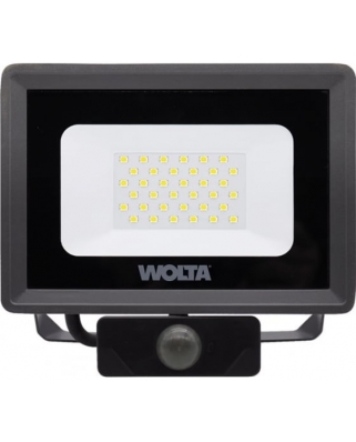 WOLTA Светодиодный прожектор WFL-30W/06S 30Вт 5700K IP65 2700лм с выносным датчиком