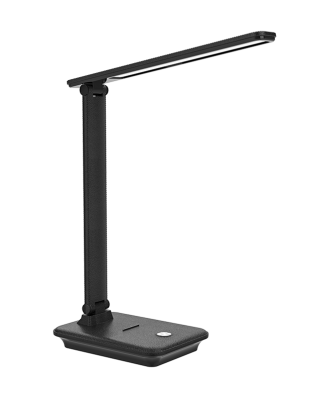 Трансвит NL25 black, настольный светодиодный светильник на подставке,9В