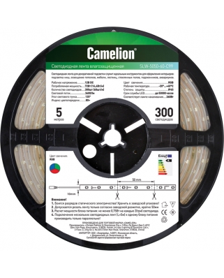 Camelion SLW-5050-60-C01 бел IP65 LED лента ,5 м
