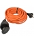 Uniel UG /UCK-1N/2x0,75/10M/O 1гнездо 10м б/з 6A Удлинитель силовой в бухте IP44 ORANGE 