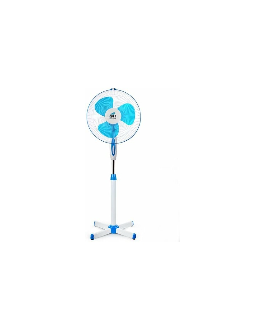 Вентилятор напольный VGF-01 Blue, 40 Вт, 3 режима, 90º поворот, синий VKL electric (4)