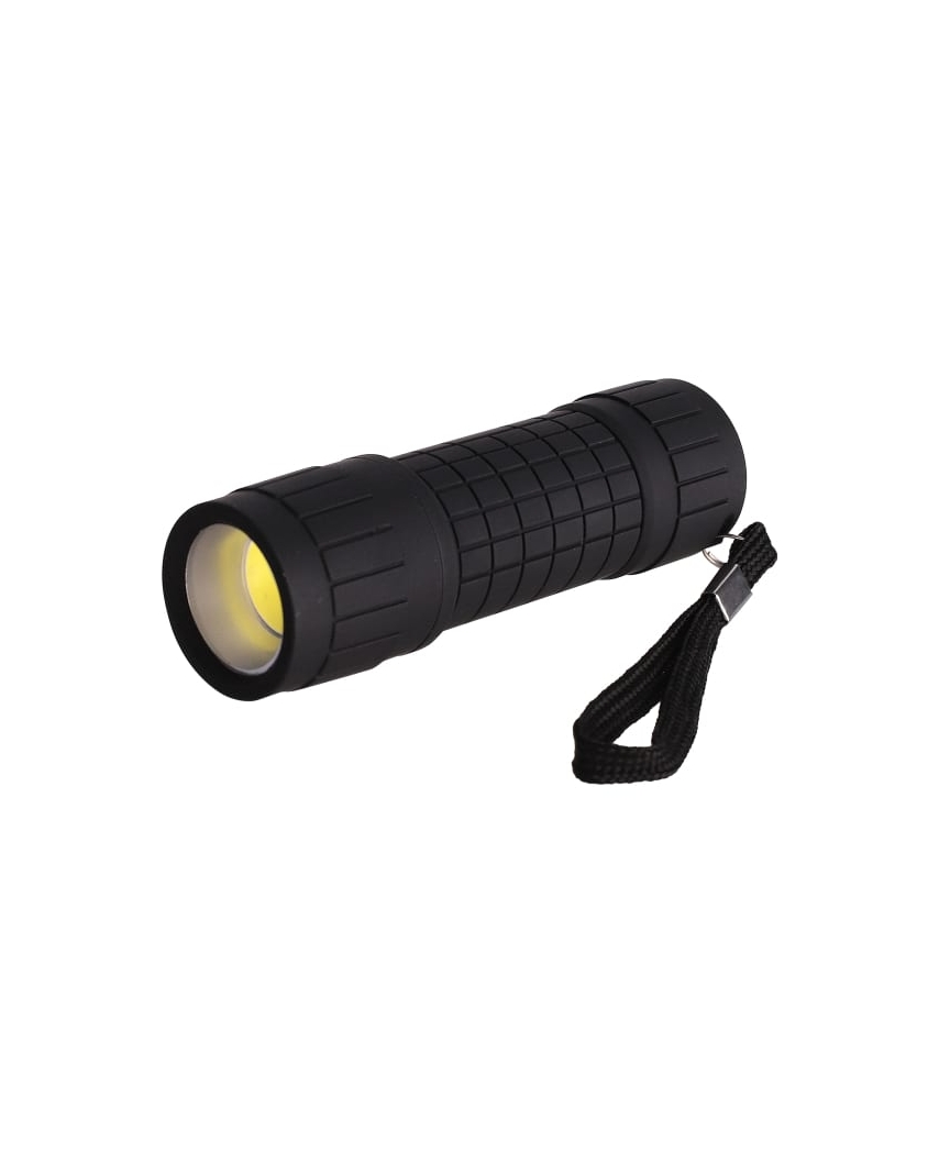 Ultraflash LED16011 (фонарь 3XR03, черный, COB LED 3Вт, пластик, блистер-пакет)